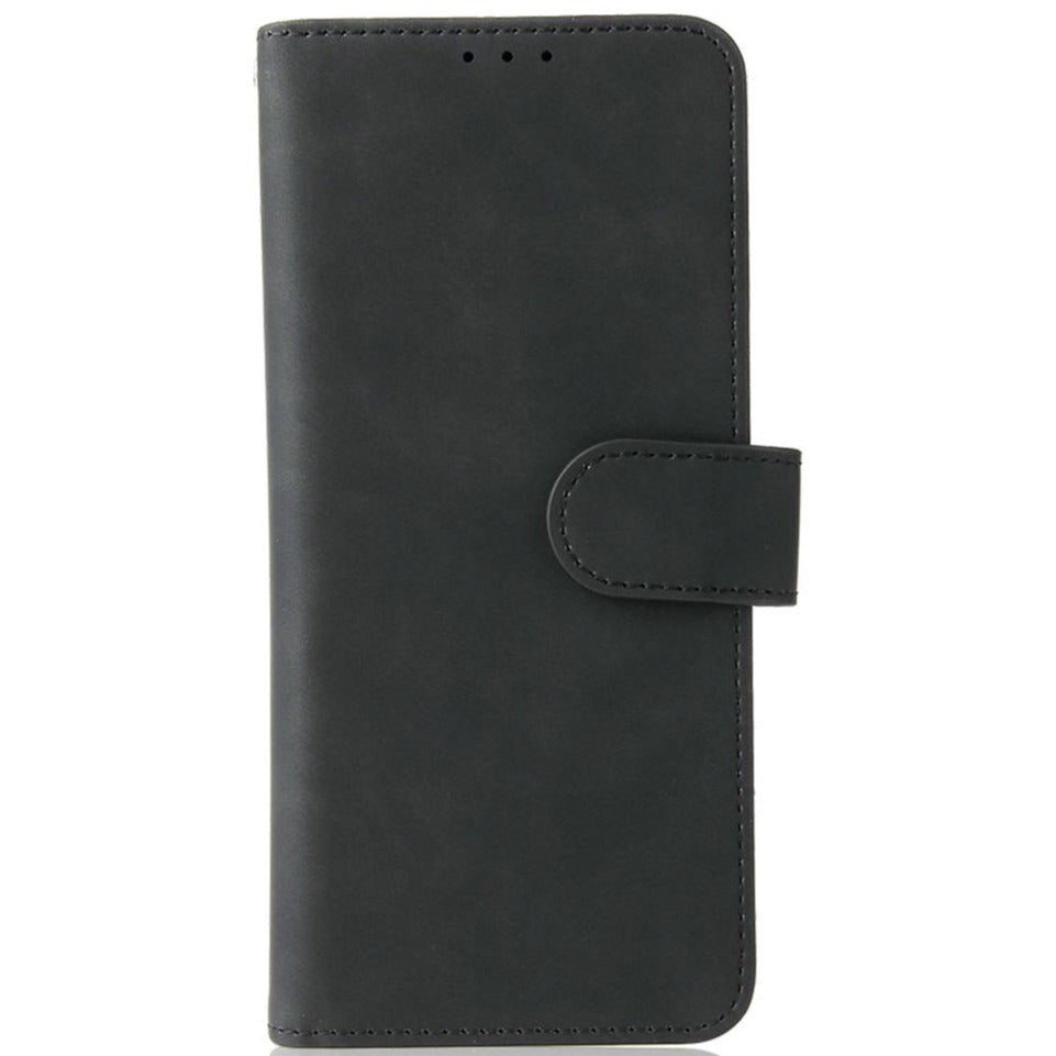 Samsung Galaxy Z Fold3 5G Blødt Læder Cover m. Pung - Sort