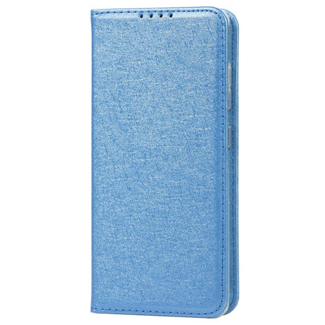 Samsung Galaxy A52 (4G / 5G) / A52s (5G) Læder Cover - Silke Tekstur m. Pung - Blå