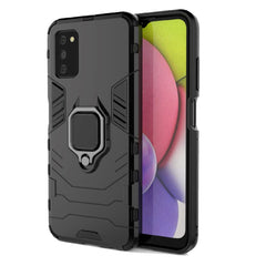 Samsung Galaxy A03s Håndværker Cover m. Magnetisk Kickstand - Sort