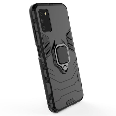 Samsung Galaxy A03s Håndværker Cover m. Magnetisk Kickstand - Sort
