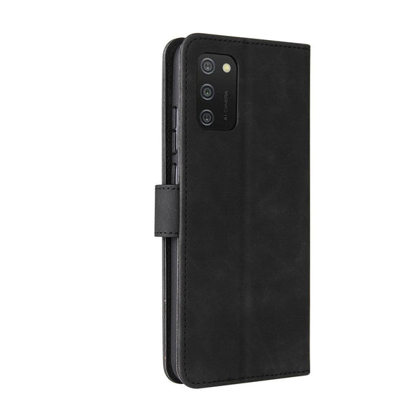 Samsung Galaxy A03s Flip Cover m. Pung - Sort