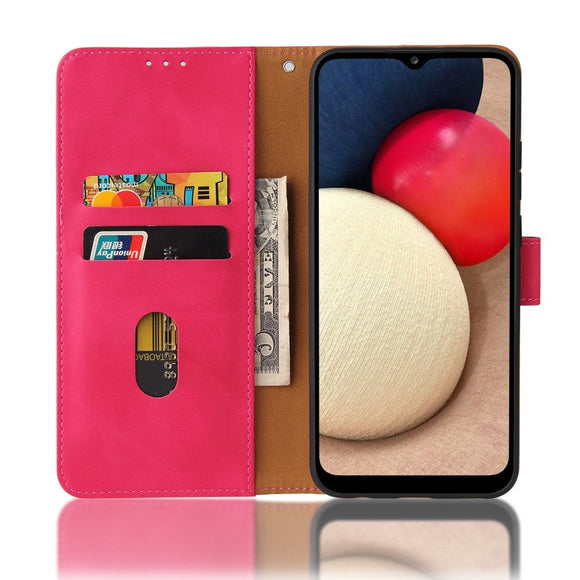 Samsung Galaxy A03s Flip Cover m. Pung - Pink