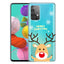 Samsung Galaxy A72 5G / 4G Fleksibelt Plast Julecover - Merry Christmas - Rudolf