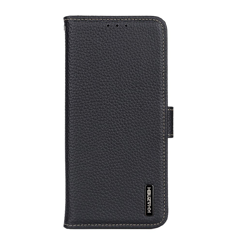 Samsung Galaxy A03s KHAZNEH Læder Cover m. Pung - Sort