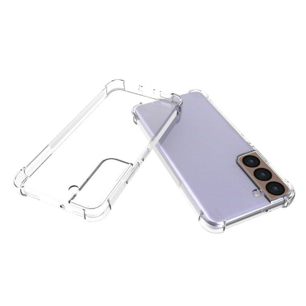 Samsung Galaxy S22 Shock-Proof Fleksibelt Plastik Cover - Gennemsigtig