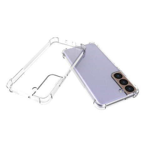 Samsung Galaxy S22 Shock-Proof Fleksibelt Plastik Cover - Gennemsigtig