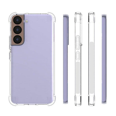 Samsung Galaxy S22 Shock-Proof Fleksibelt Plastik Cover - Gennemsigtig