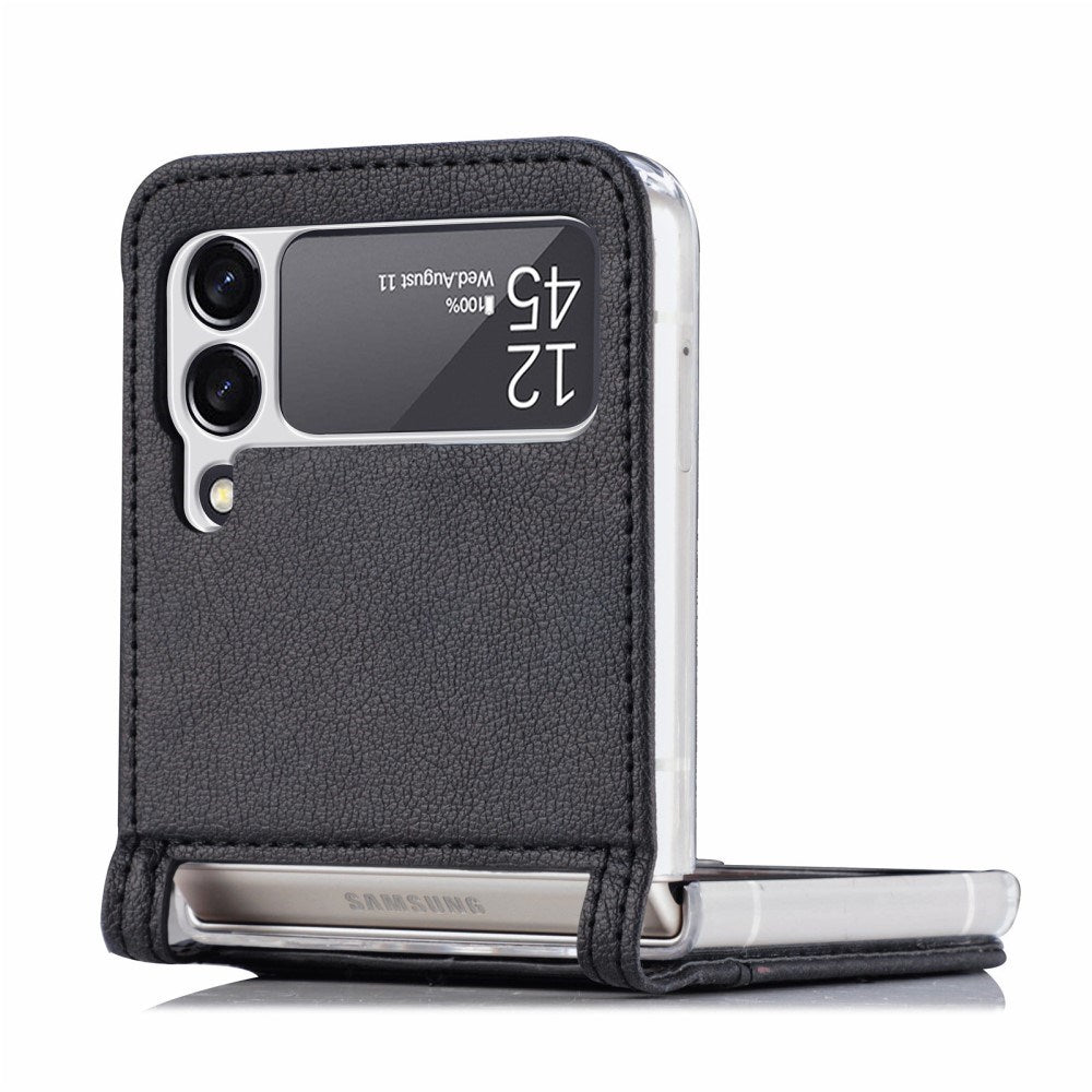 EIDERWOOD Samsung Galaxy Z Flip3 (5G) Kunstlæder Cover - Kortholder - Sort