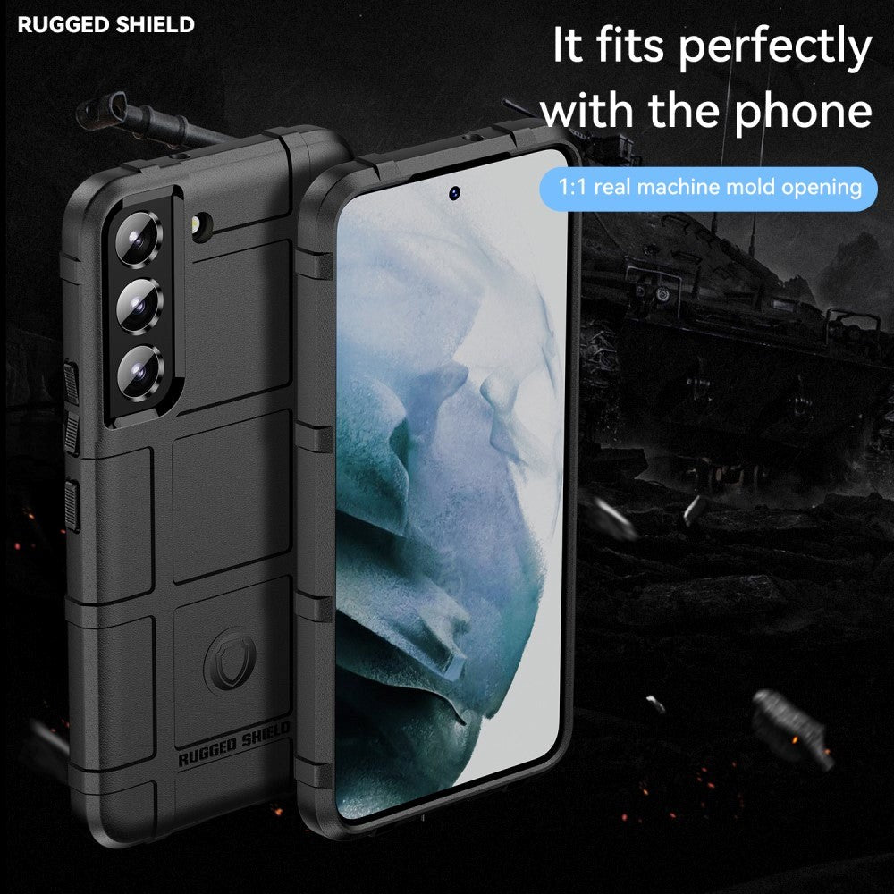 Samsung Galaxy S22 Rugged Shield Series Håndværker Cover - Sort