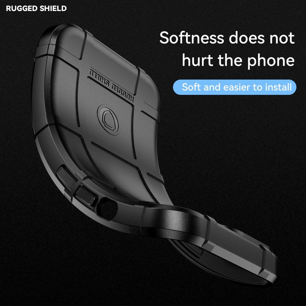 Samsung Galaxy S22 Rugged Shield Series Håndværker Cover - Sort
