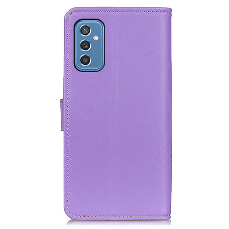 Samsung Galaxy M52 (5G) Folio Læder Cover m. Pung - Lilla