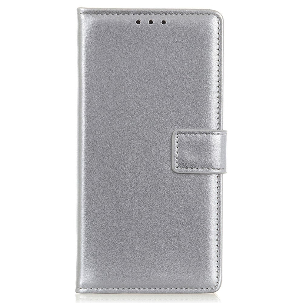 Samsung Galaxy M52 (5G) Folio Læder Cover m. Pung - Sølv