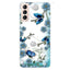 EIDERWOOD Samsung Galaxy S22+ (Plus) Fleksibelt Plastik Cover m. Flot Motiv - Blå Blomster & Hjerter