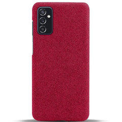 Samsung Galaxy M52 (5G) Ultra KSQ Stof Plastik Cover - Rød