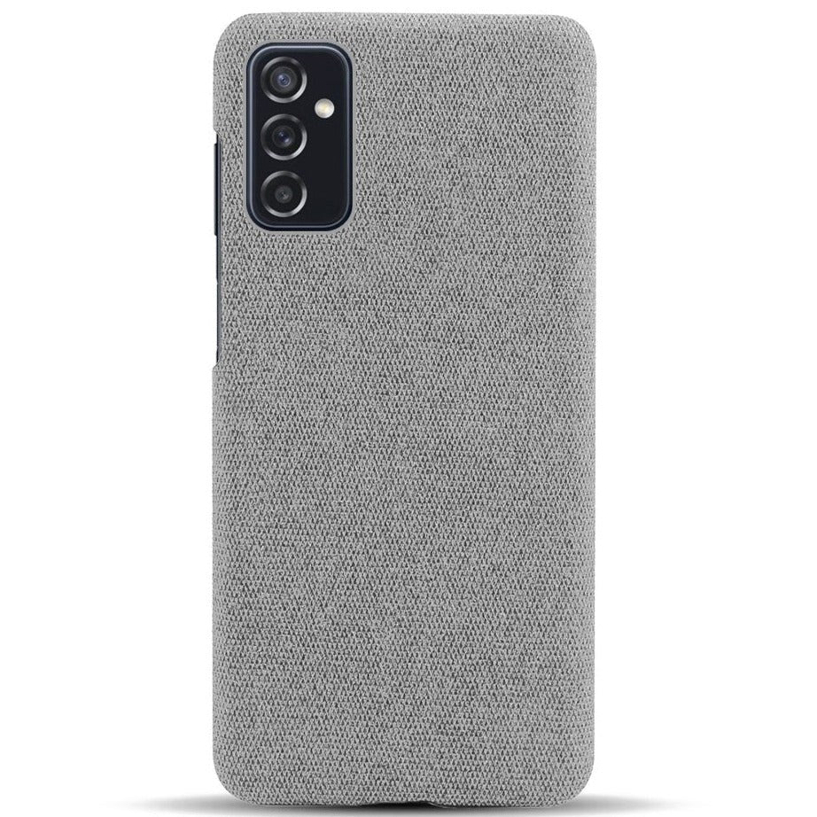 Samsung Galaxy M52 (5G) Ultra KSQ Stof Plastik Cover - Grå