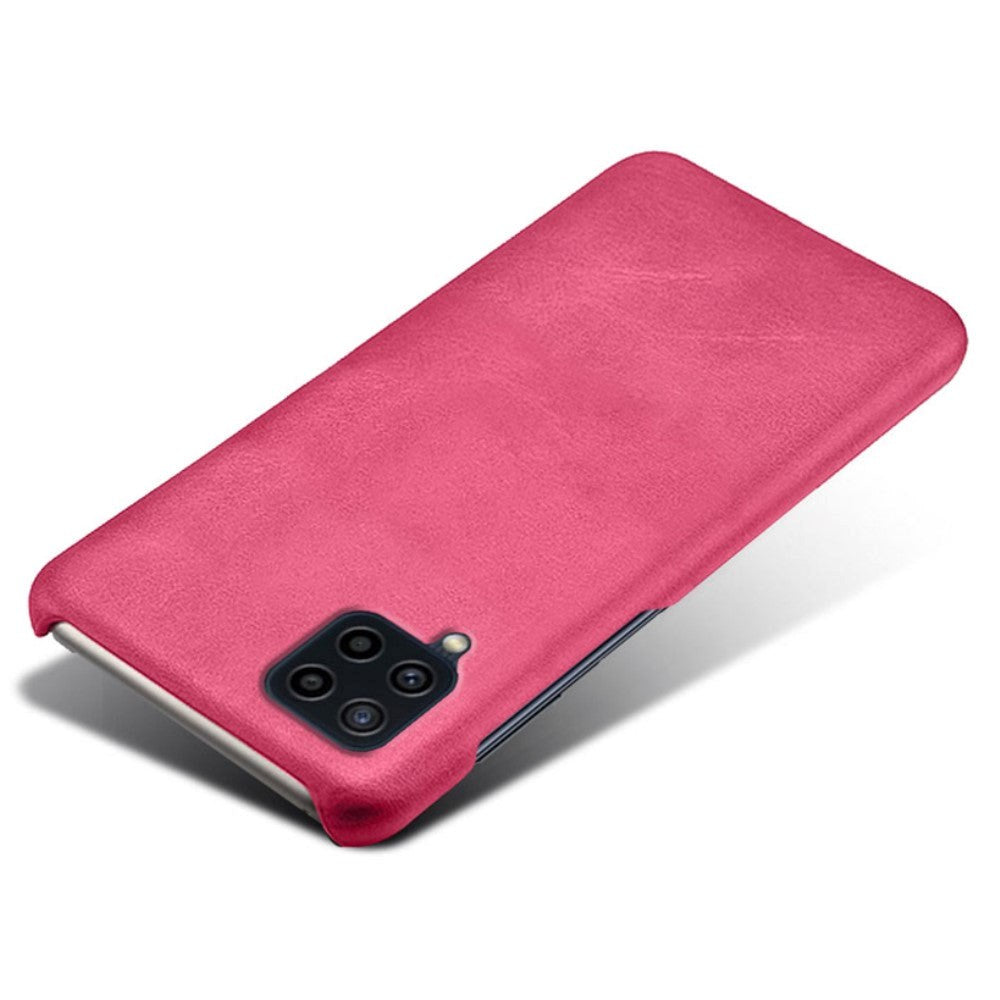 Samsung Galaxy M22 / M32 Læder Cover - Lyserød