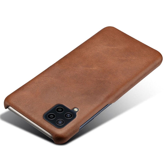 Samsung Galaxy M22 / M32 Læder Cover - Brun