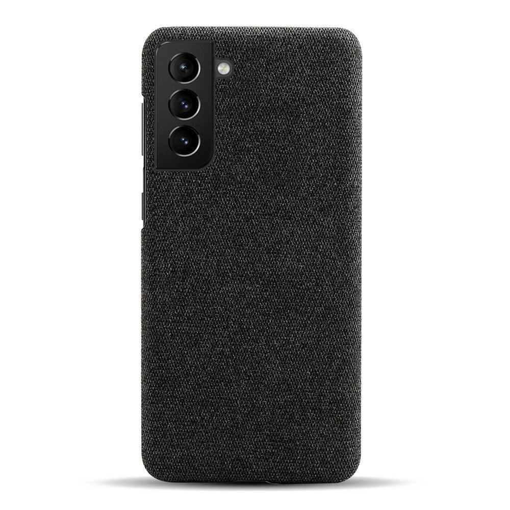 Samsung Galaxy S22 KSQ Stof Plastik Cover - Sort