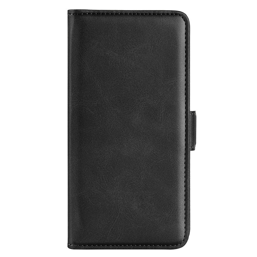 Samsung Galaxy M52 (5G) Blødt Læder Cover m. Pung - Sort