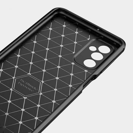 Samsung Galaxy M52 (5G) Brushed Carbon Cover - Blå