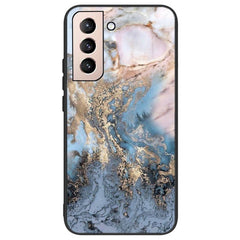 Samsung Galaxy S22 Plastik Cover m. Glasbagside - Marmor