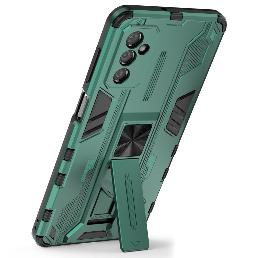 Samsung Galaxy M52 (5G) Håndværkercover m. Kickstand - Grøn