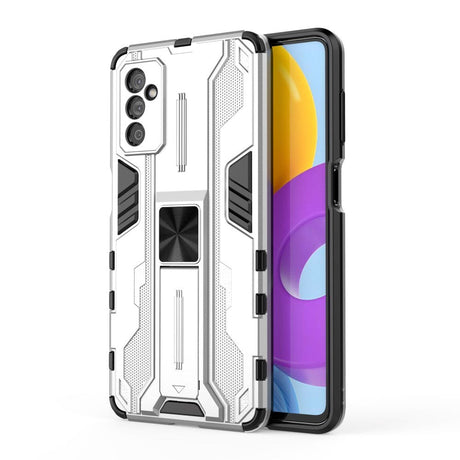 Samsung Galaxy M52 (5G) Håndværkercover m. Kickstand - Sølv