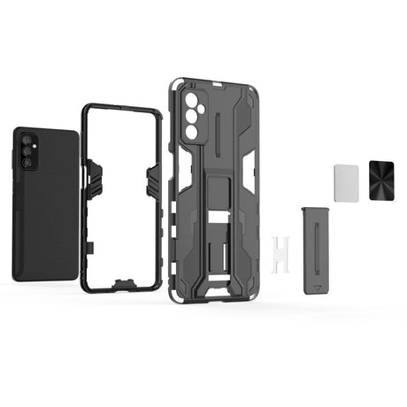 Samsung Galaxy M52 (5G) Håndværkercover m. Kickstand - Sølv
