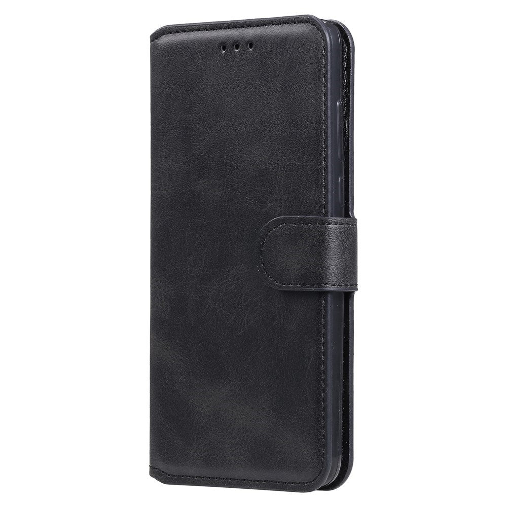 EIDERWOOD Samsung Galaxy S22+ (Plus) Kunstlæder Flip Cover m. Kortholder & Ståfunktion - Sort