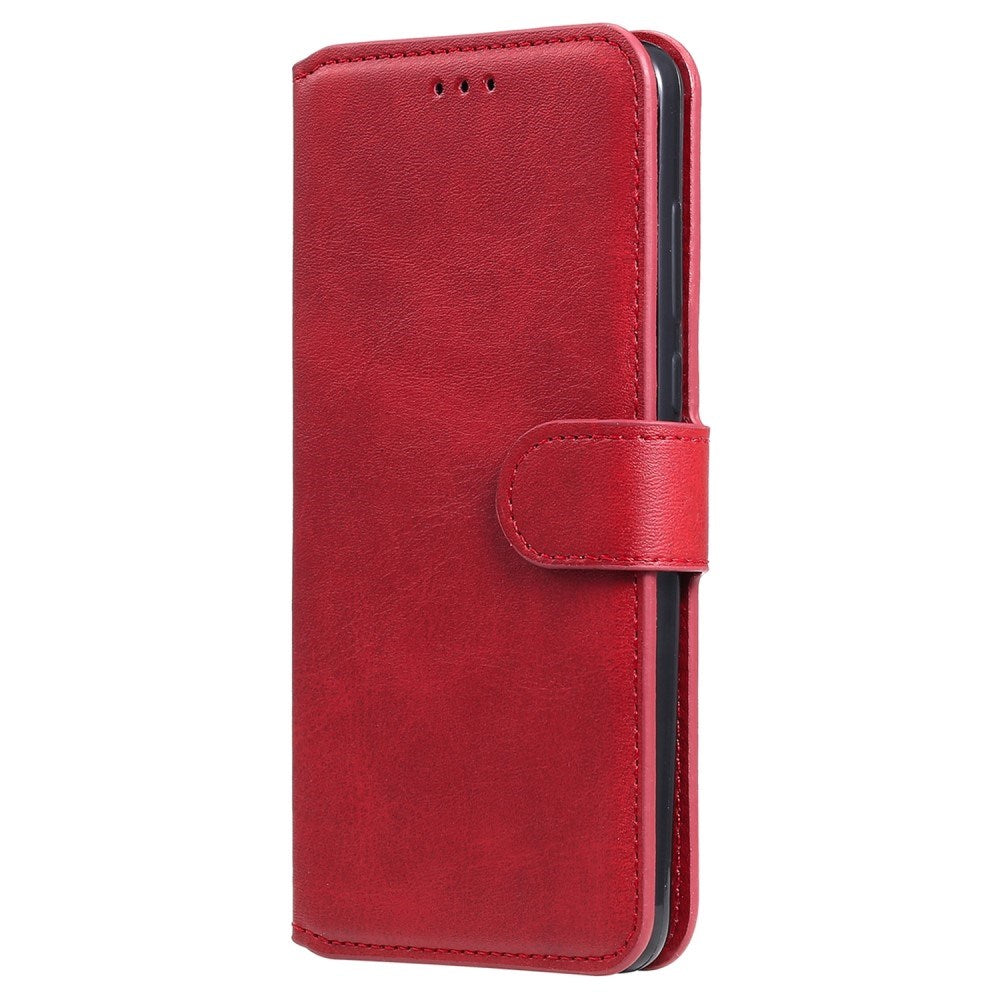 EIDERWOOD Samsung Galaxy S22+ (Plus) Kunstlæder Flip Cover m. Kortholder & Ståfunktion - Rød