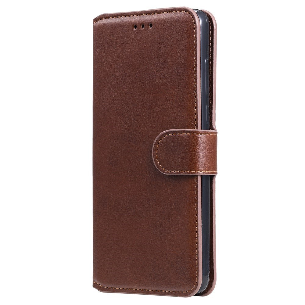 EIDERWOOD Samsung Galaxy S22+ (Plus) Kunstlæder Flip Cover m. Kortholder & Ståfunktion - Brun