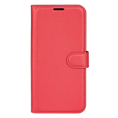 Samsung Galaxy A03 Litchi Læder Cover m. Pung - Rød