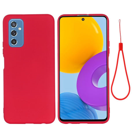 Samsung Galaxy M52 (5G) Liquid Silikone Cover - Rød