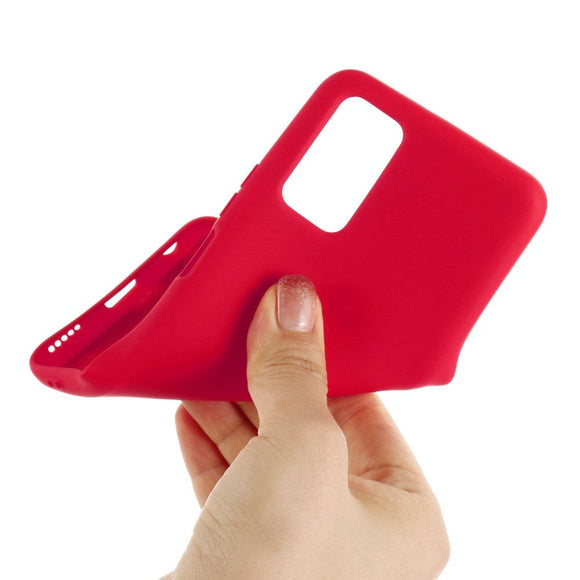 Samsung Galaxy M52 (5G) Liquid Silikone Cover - Rød