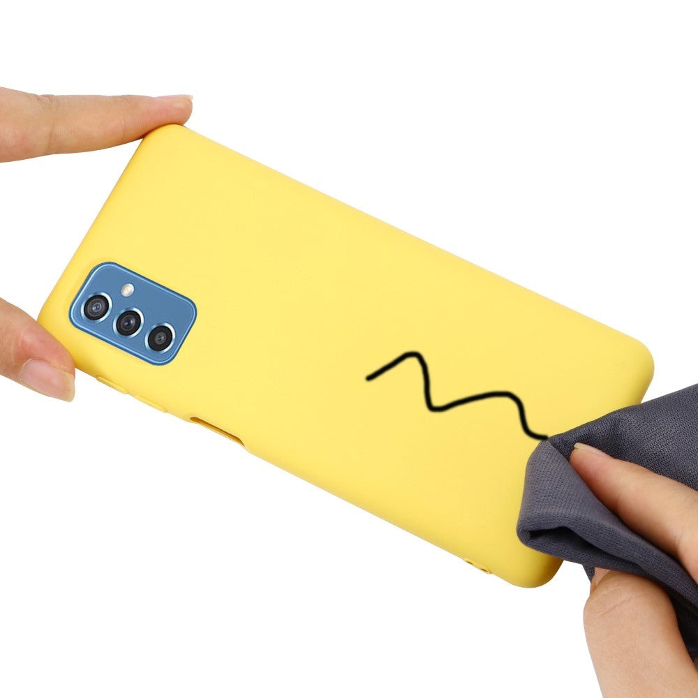 Samsung Galaxy M52 (5G) Liquid Silikone Cover - Gul