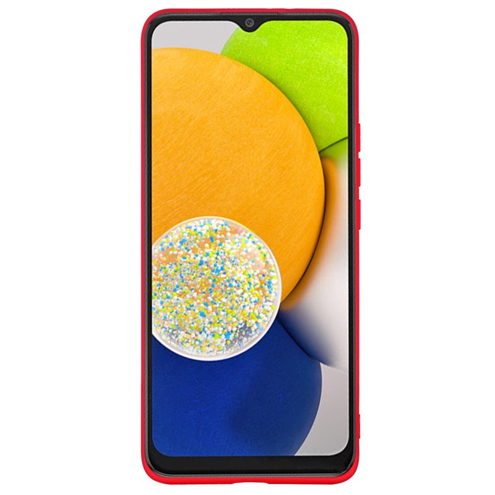 Samsung Galaxy A03 Liquid Silikone Cover - Rød