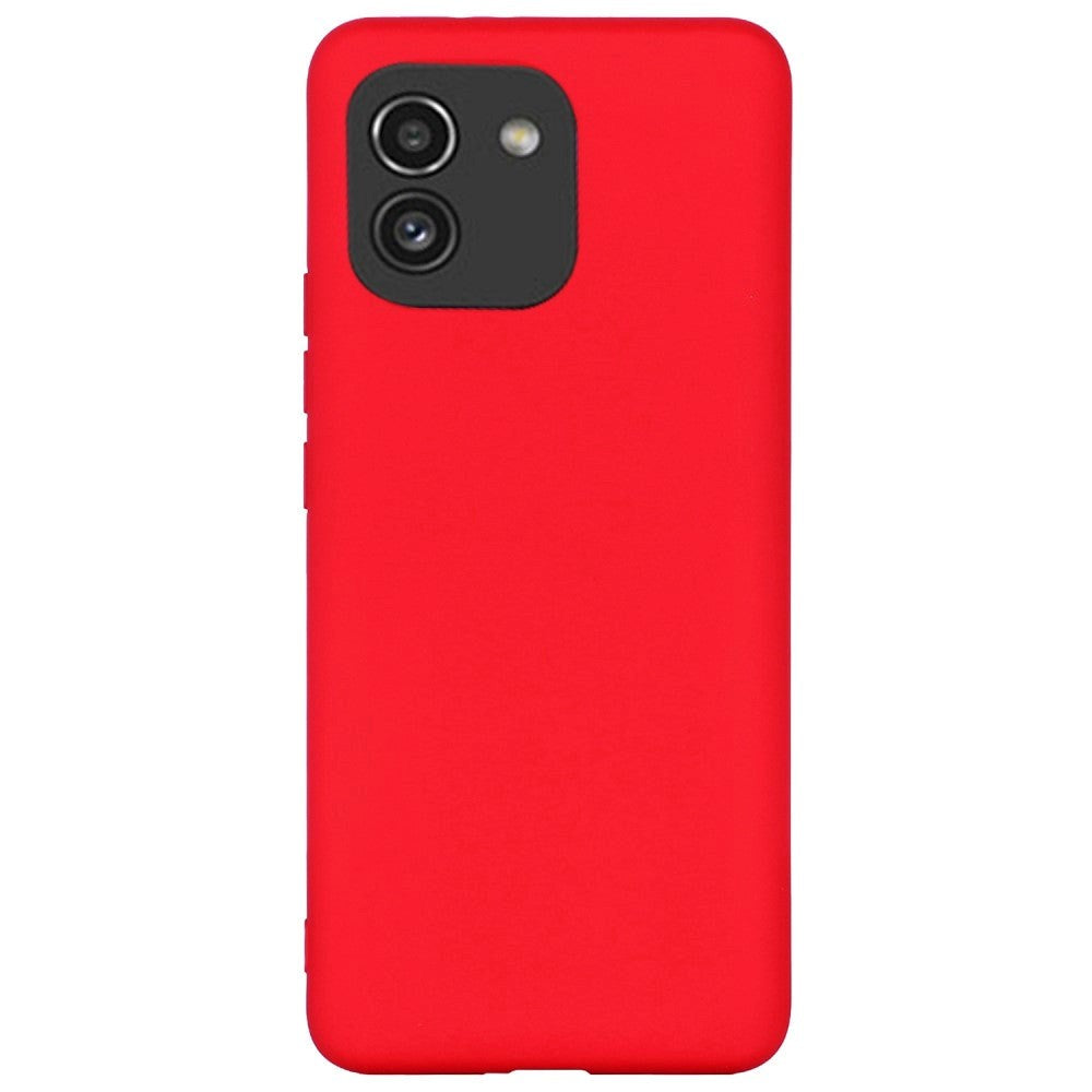 Samsung Galaxy A03 Liquid Silikone Cover - Rød