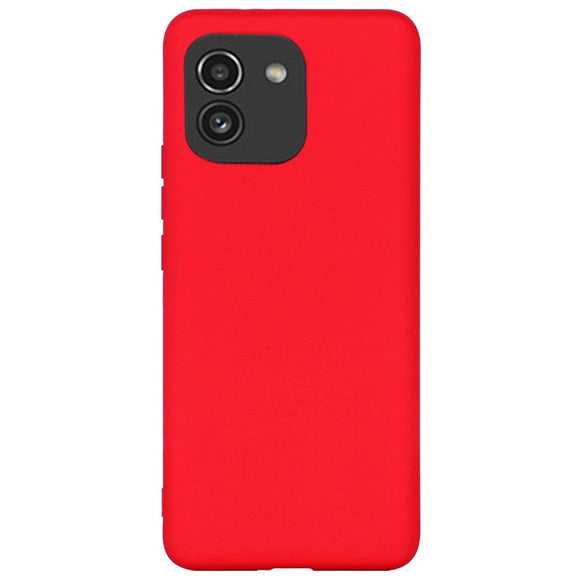 Samsung Galaxy A03 Liquid Silikone Cover - Rød