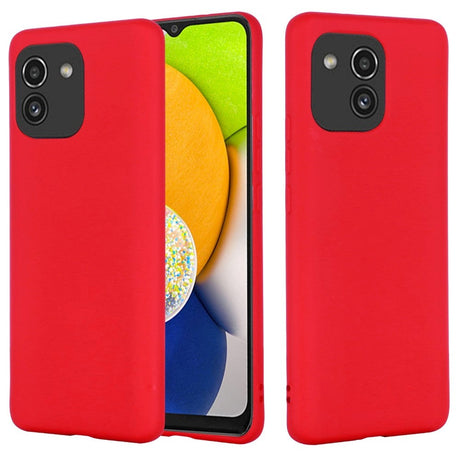 Samsung Galaxy A03 Liquid Silikone Cover - Rød