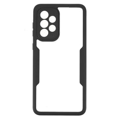Samsung Galaxy A33 (5G) Hybrid Plastik Cover m. Skærmbeskyttelse - Sort / Gennemsigtig