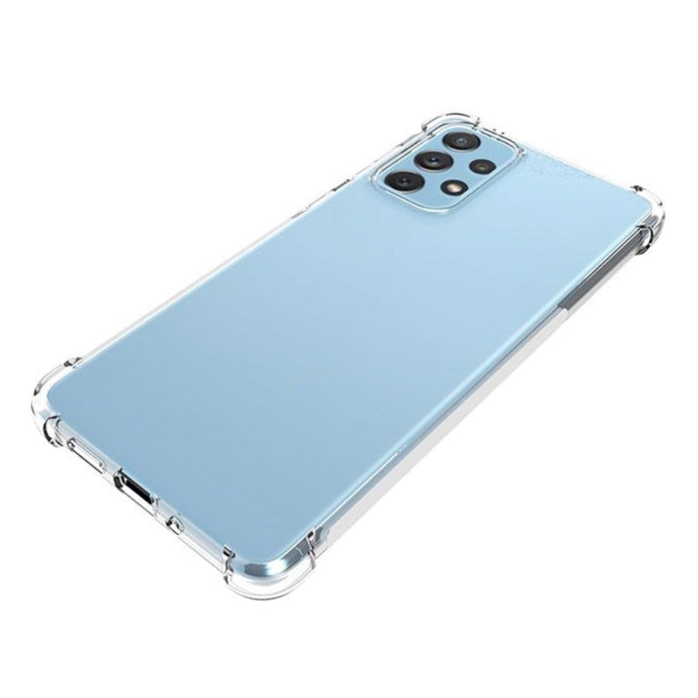 Samsung Galaxy A73 (5G) Shockproof Fleksibelt Plastik Cover - Gennemsigtig