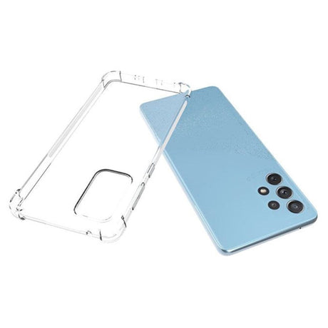 Samsung Galaxy A73 (5G) Shockproof Fleksibelt Plastik Cover - Gennemsigtig