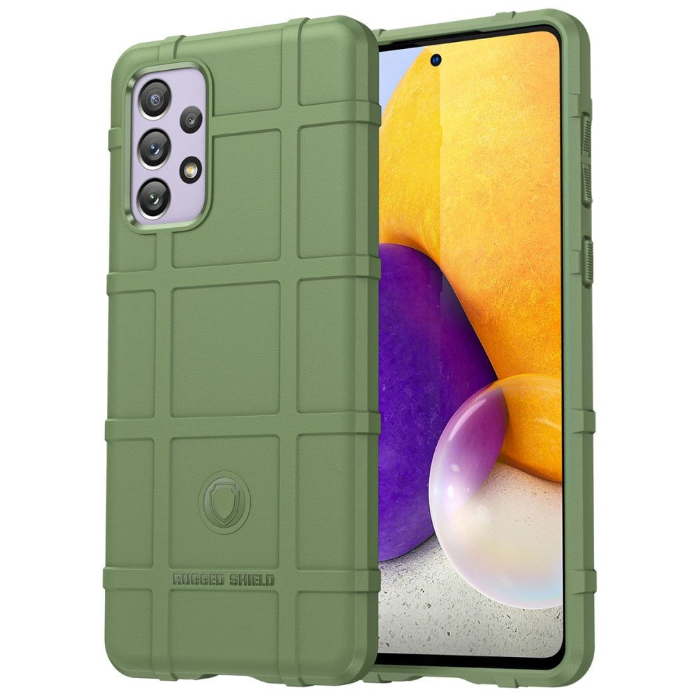 Samsung Galaxy A73 (5G) Rugged Shield Series Håndværker Cover - Grøn