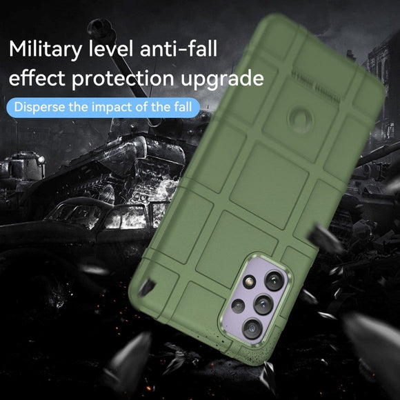 Samsung Galaxy A73 (5G) Rugged Shield Series Håndværker Cover - Grøn