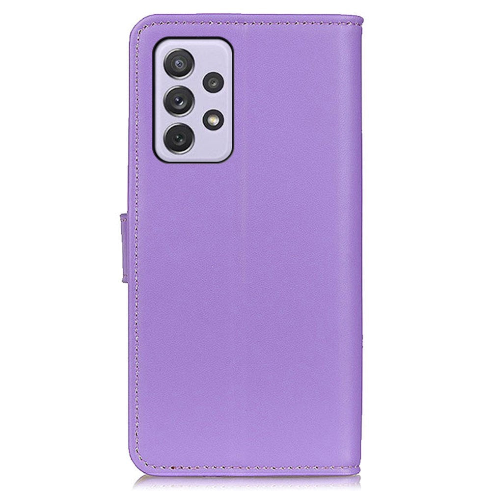 Samsung Galaxy A73 (5G) Læder Cover m. Pung - Lilla