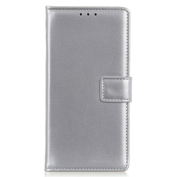 Samsung Galaxy A73 (5G) Læder Cover m. Pung - Sølv