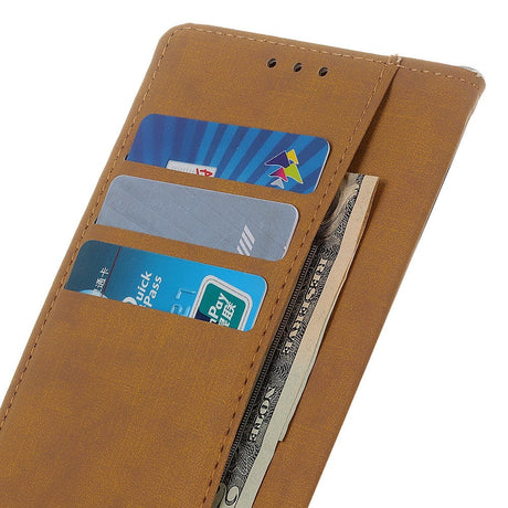 Samsung Galaxy A73 (5G) Læder Cover m. Pung - Sølv