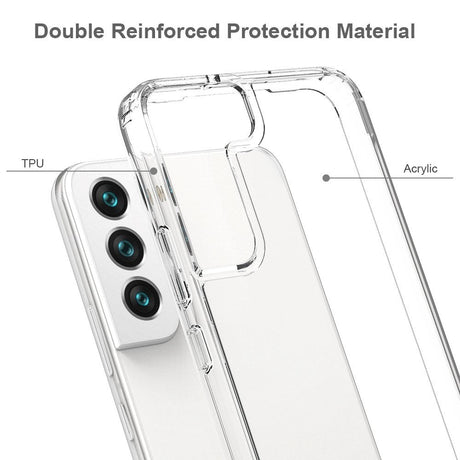 Samsung Galaxy S22 Acrylic Bumper Cover - Gennemsigtig