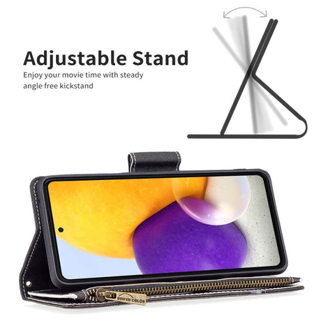 Samsung Galaxy A73 (5G) Læder Cover m. Stor Pung - "Don't Touch My Phone"