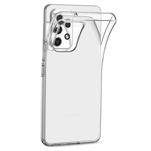 Samsung Galaxy A53 (5G) Fleksibelt TPU Plastik Cover - Gennemsigtig